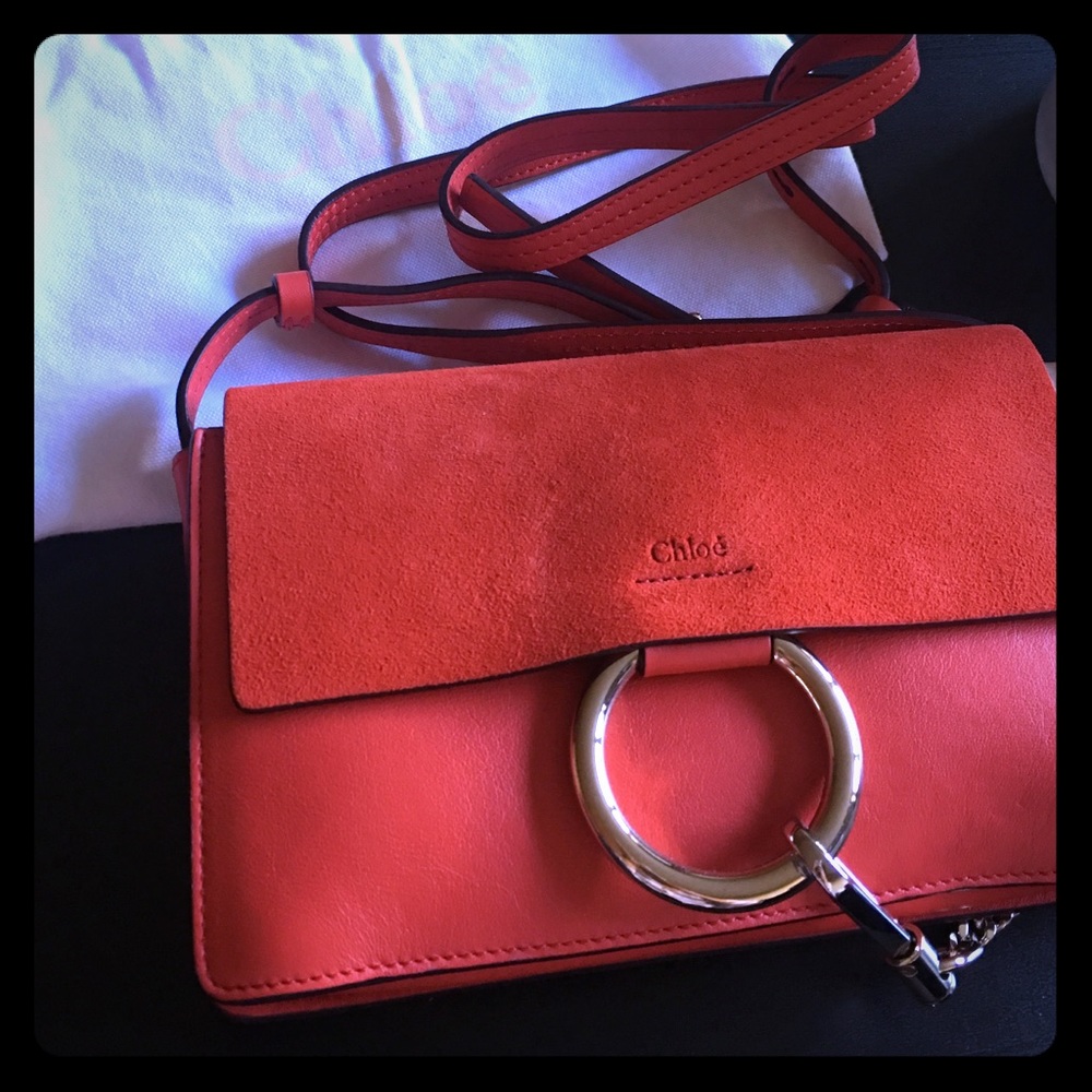 Chloe Faye crossbody red/orange